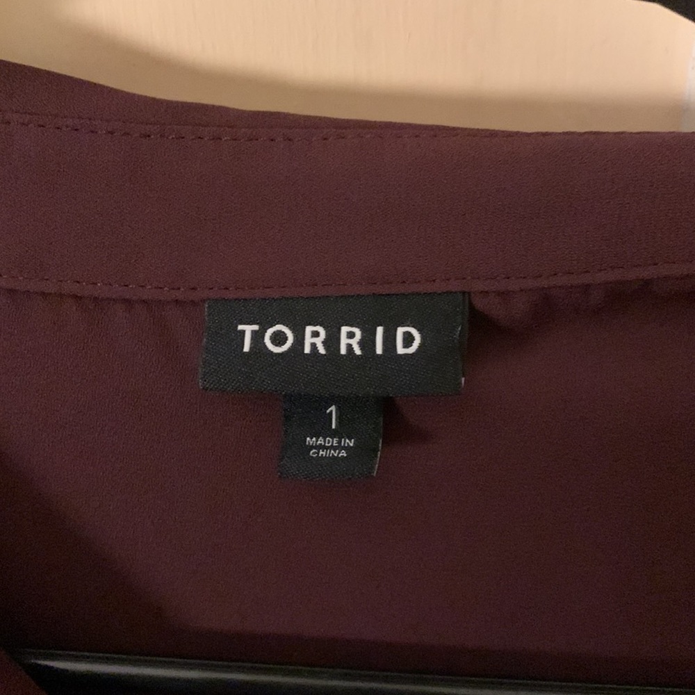 Torrid Purple Top - Picture 2 of 5
